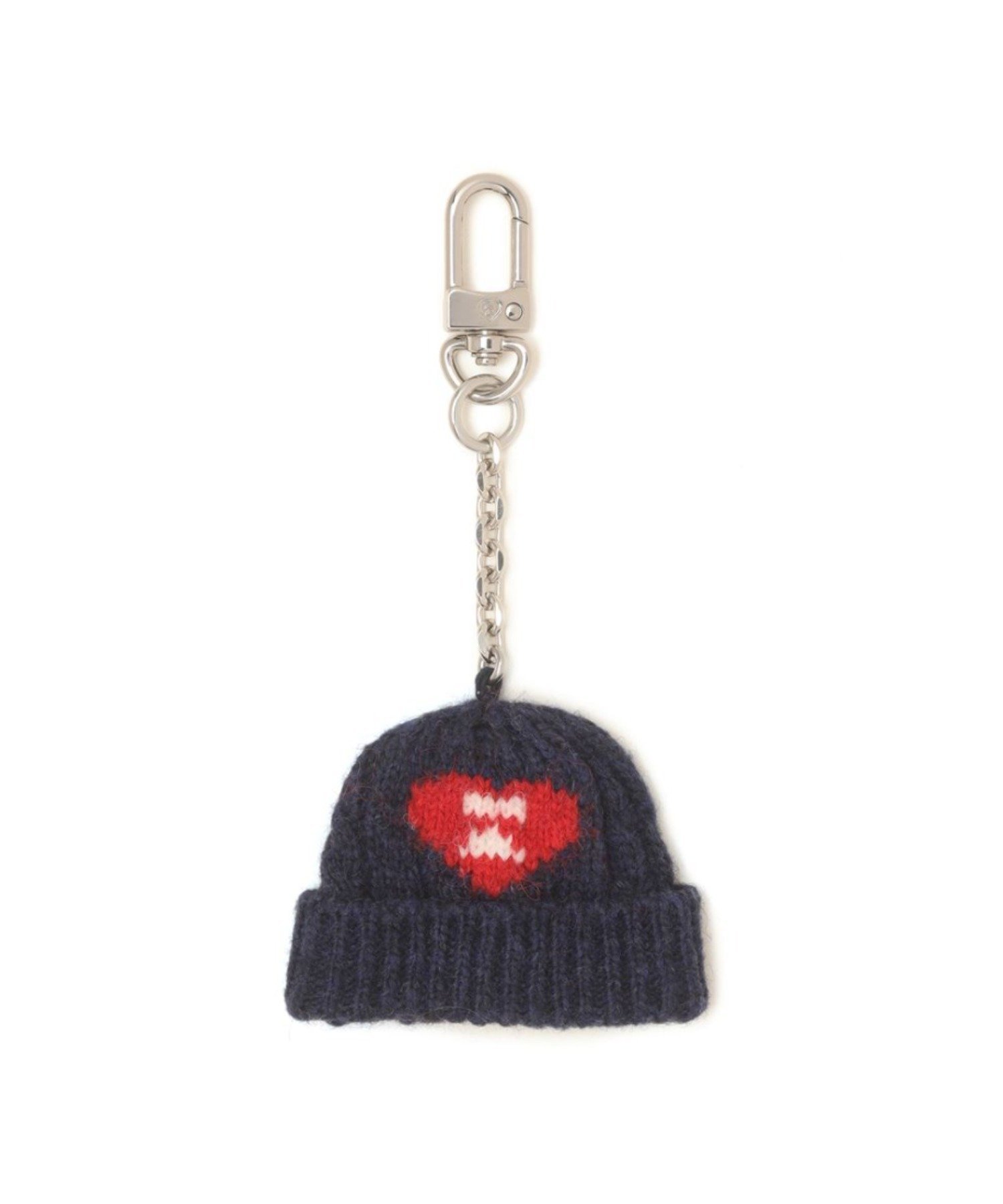 A BATHING APE MINI BEANIE KEYRING #2 ア ベイシング エイプ ファッション雑貨 チャーム・キーチェーン ネイビー