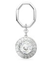 SWAROVSKI 【公式】【スワロフスキー】キーリング, ラウンドカット, ホワイト スワロフスキー ファッション雑貨 チャーム・キーチェーン ホワイト【送料無料】