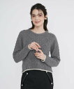 【SALE/50%OFF】Maglie par ef-de ケーブルニット マーリエ ル カセット トップス ニット パープル グレー ホワイト【送料無料】