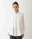 【SALE/40%OFF】HIROKO BIS フロントデザインタックブラウス /洗濯機で洗える ヒロコ ビス トップス シャツ・ブラウス ホワイト【送料無料】