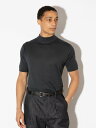 JOHN SMEDLEY モックネック半袖コットンニットTシャツ | ARBER | 30G MODERN FIT ジョンスメドレー トップス ニット【送料無料...