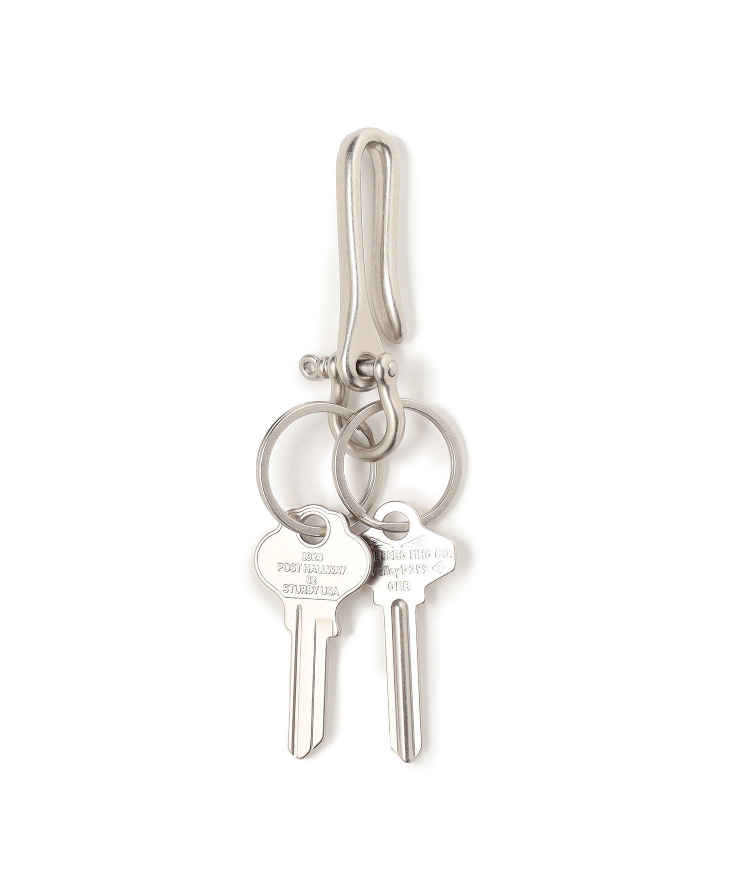 BEAMS HEART MEN フック キーホルダー ビームス ハート 財布・ポーチ・ケース その他の財布・ポーチ・ケース ゴールド シルバー