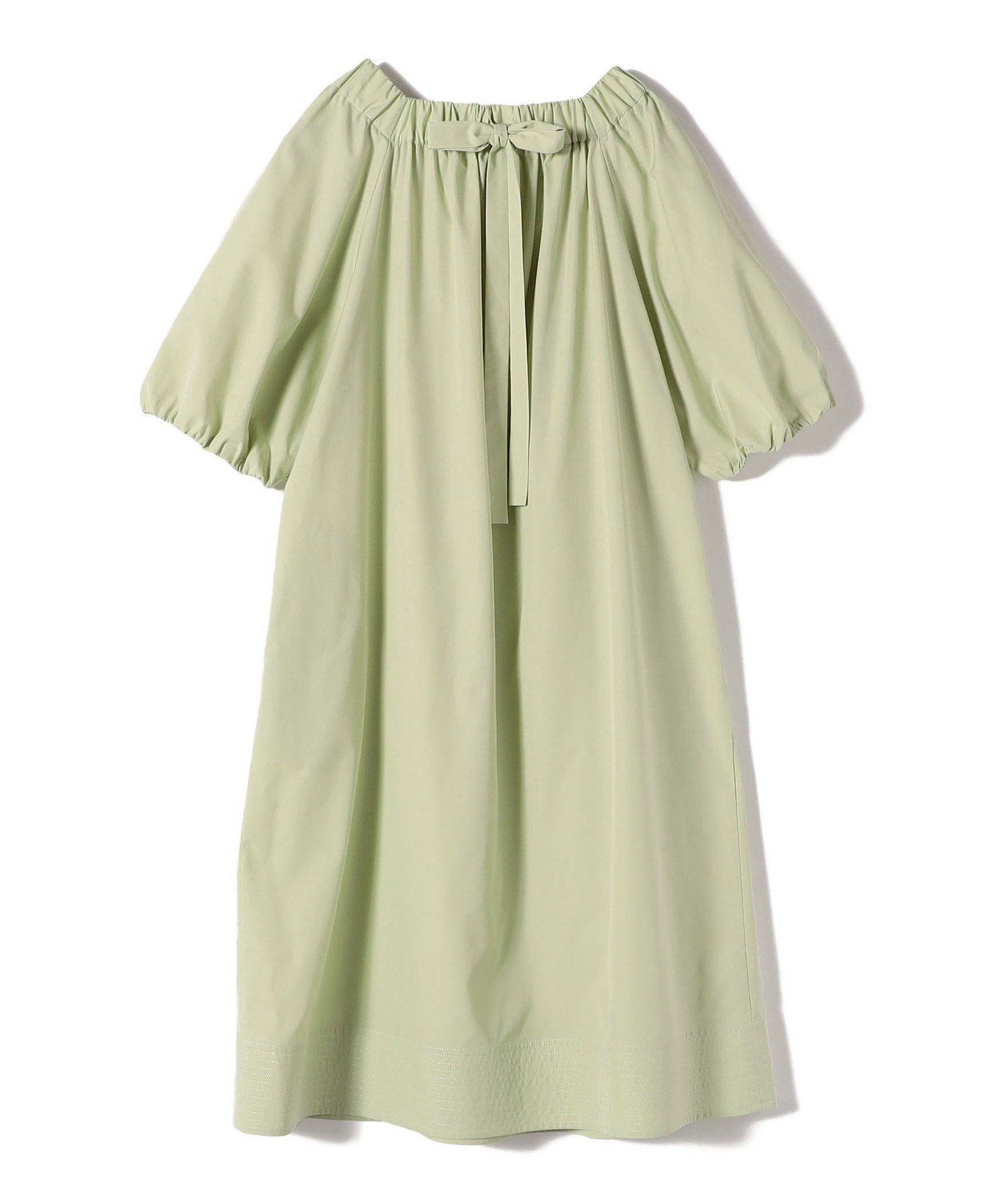 【SALE／50%OFF】SHIPS WOMEN SHIPS Primary Navy Label:へム ステッチ オフショル ワンピース シップス ワンピース・ドレス ワンピース グリーン ブラウン【送料無料】