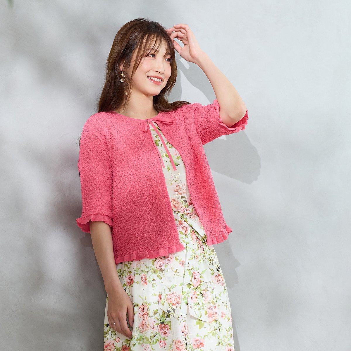 ステラページ Rose Tiara(ローズティアラ) カーディガン サイズ46 XL