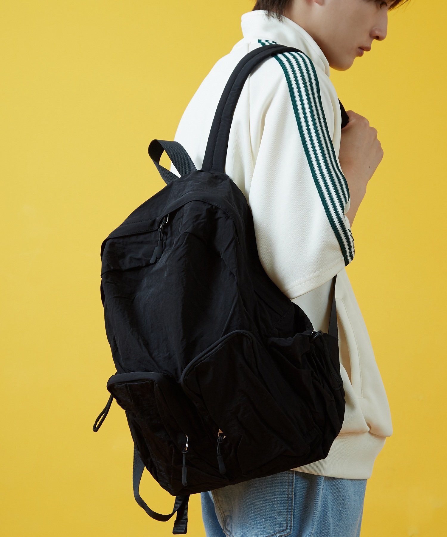 【SALE／25%OFF】improves ユーティリティ リュック バック パック インプローブス バッグ リュック・バックパック ブラック グレー