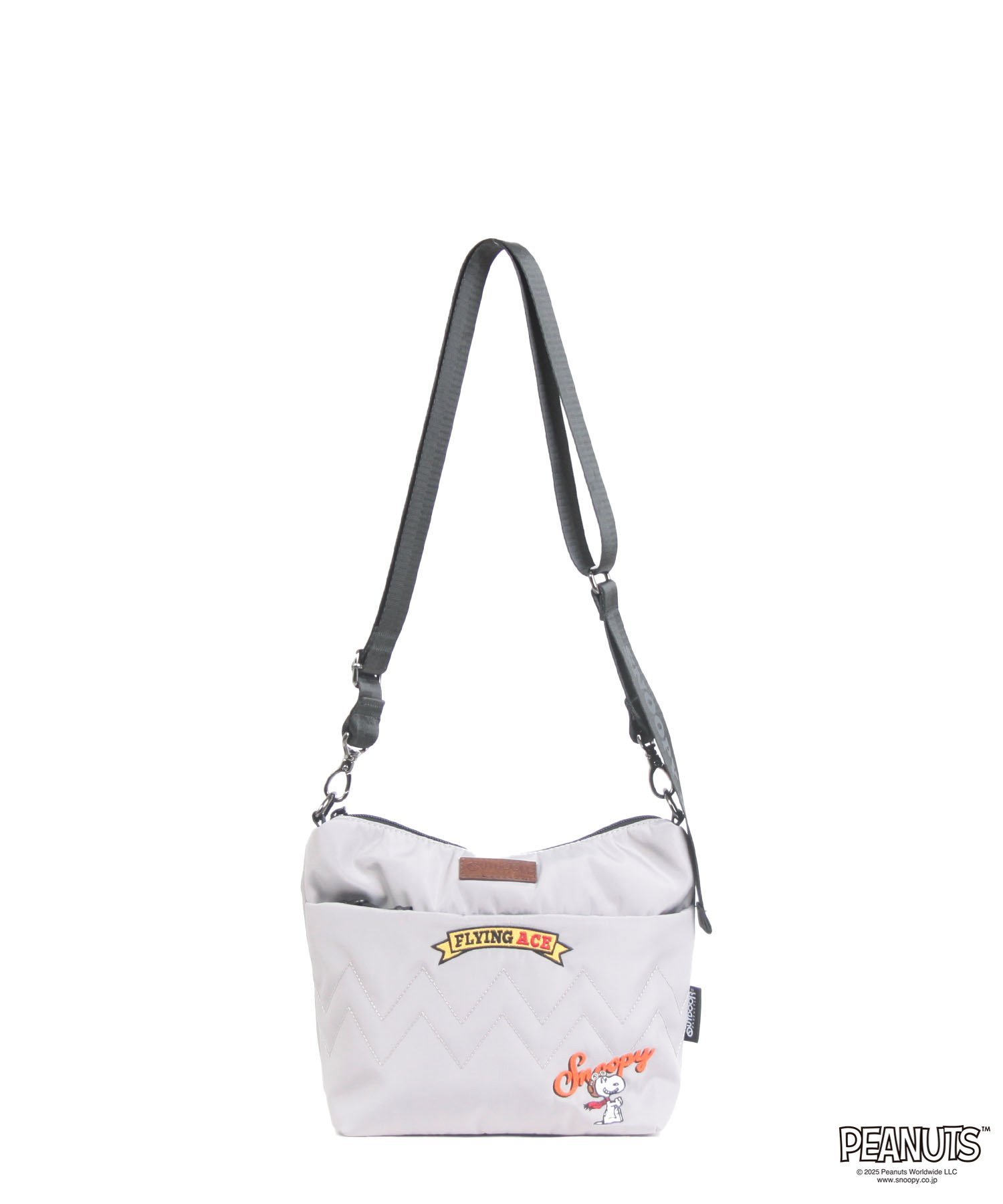 OUTDOOR PRODUCTS 【OUTDOOR PRODUCTS】PEANUTSコレクション スヌーピー ミニショルダー ロワード バッグ ショルダーバッグ ブラック ネイビー