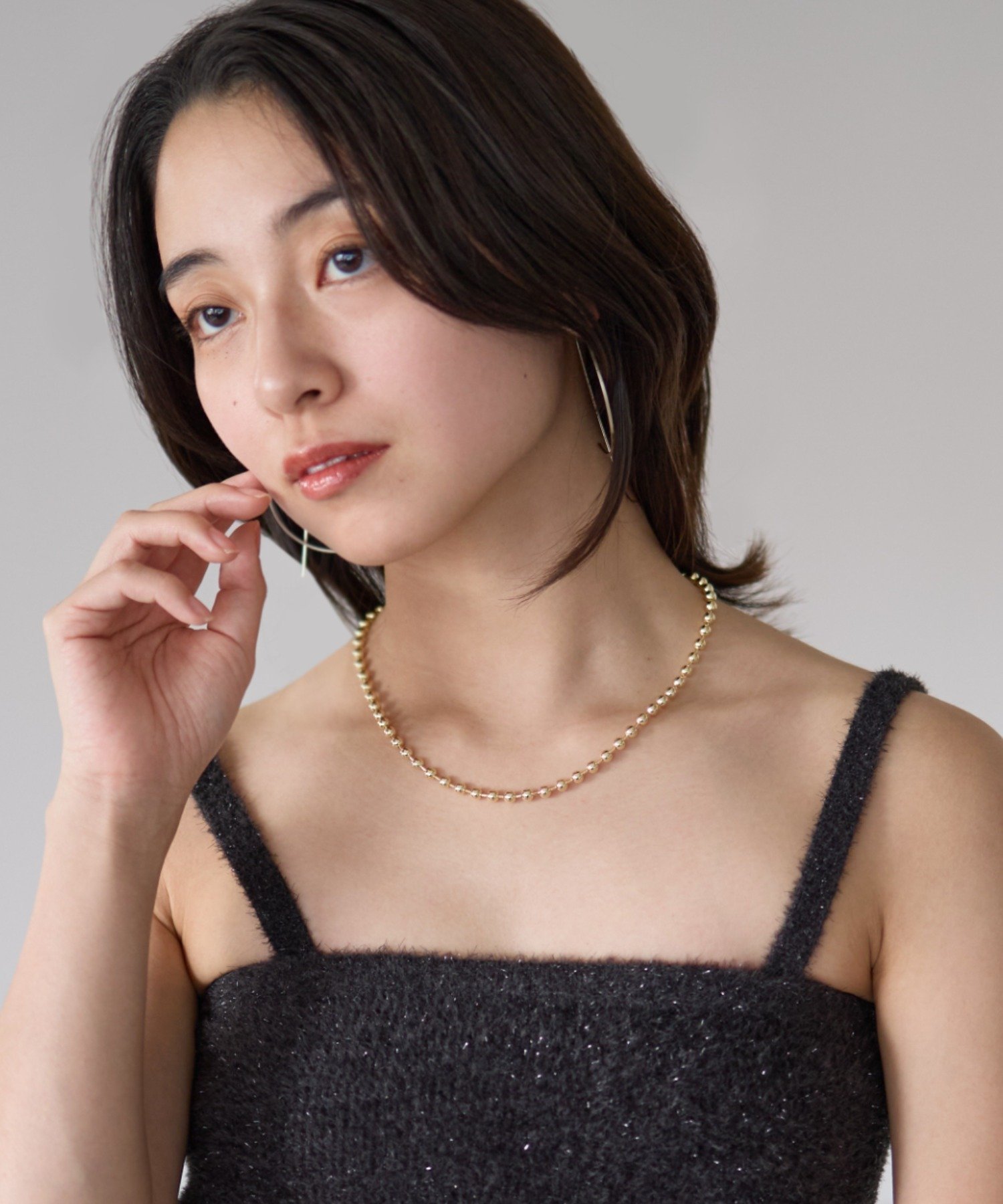 【SALE／19%OFF】ciite' ボールチェーンネックレス シーテ アクセサリー・腕時計 ネックレス シルバー ゴールド