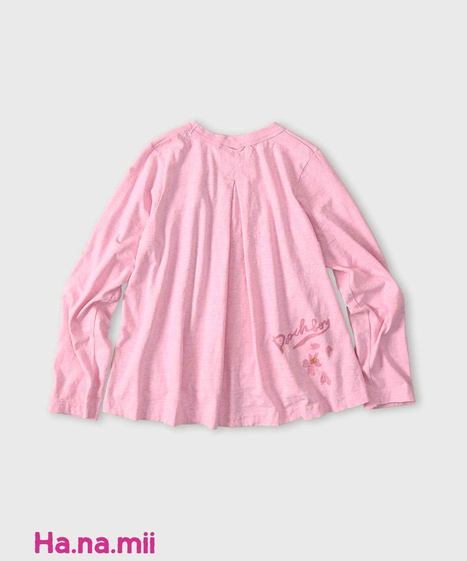 45R 天竺の桜吹雪フレアTシャツ フォーティファイブアール トップス カットソー・Tシャツ