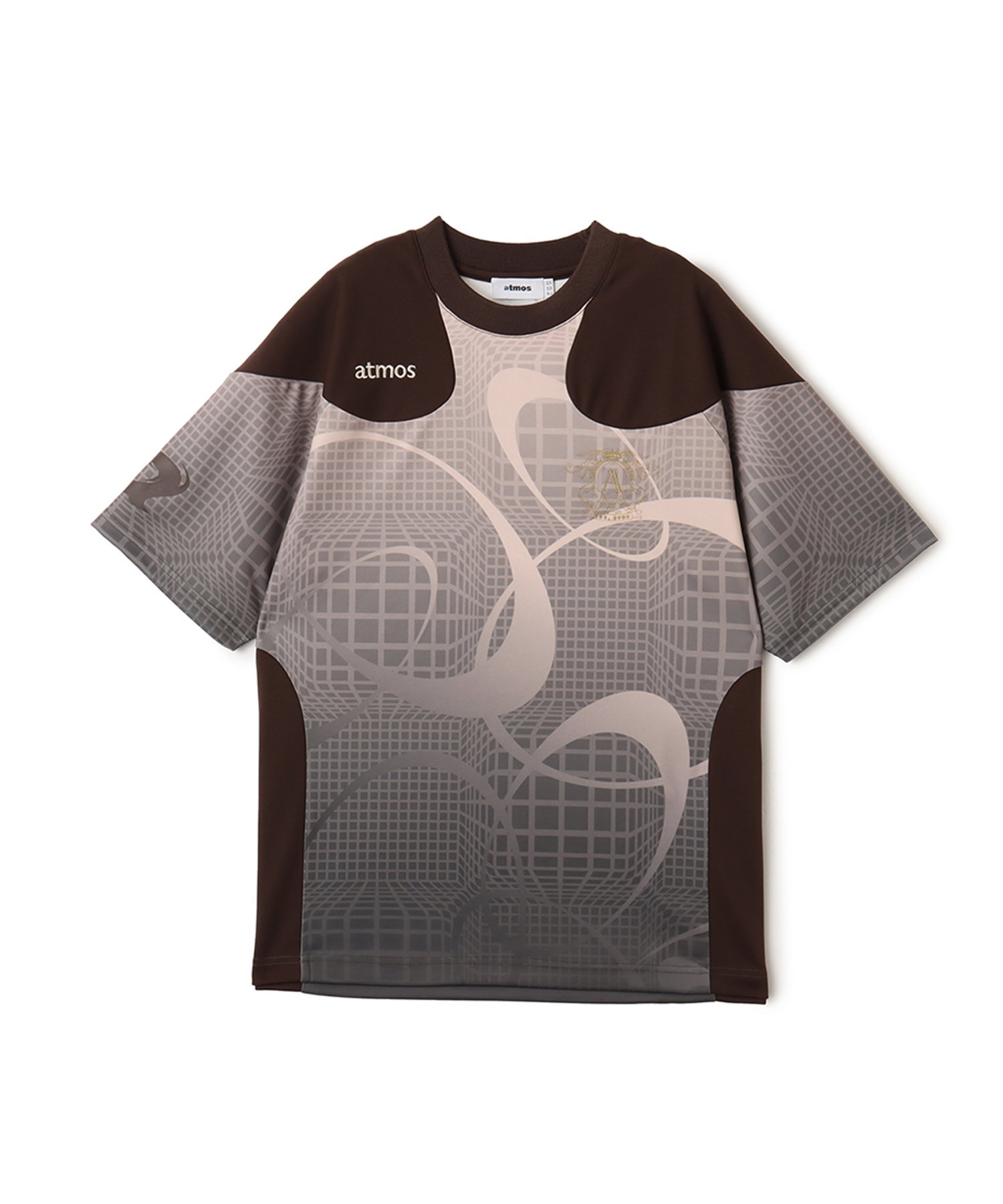 atmos atmos Soccer Jersey Game Shirt BROWN アトモス トップス カットソー・Tシャツ ブラウン