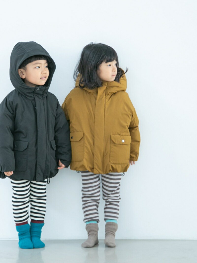 【SALE／33%OFF】LOWRYS FARM K/ナカワタフードブルゾン ローリーズファーム コート/ジャケット キッズアウター ブラウン ブラック【送料無料】のサムネイル