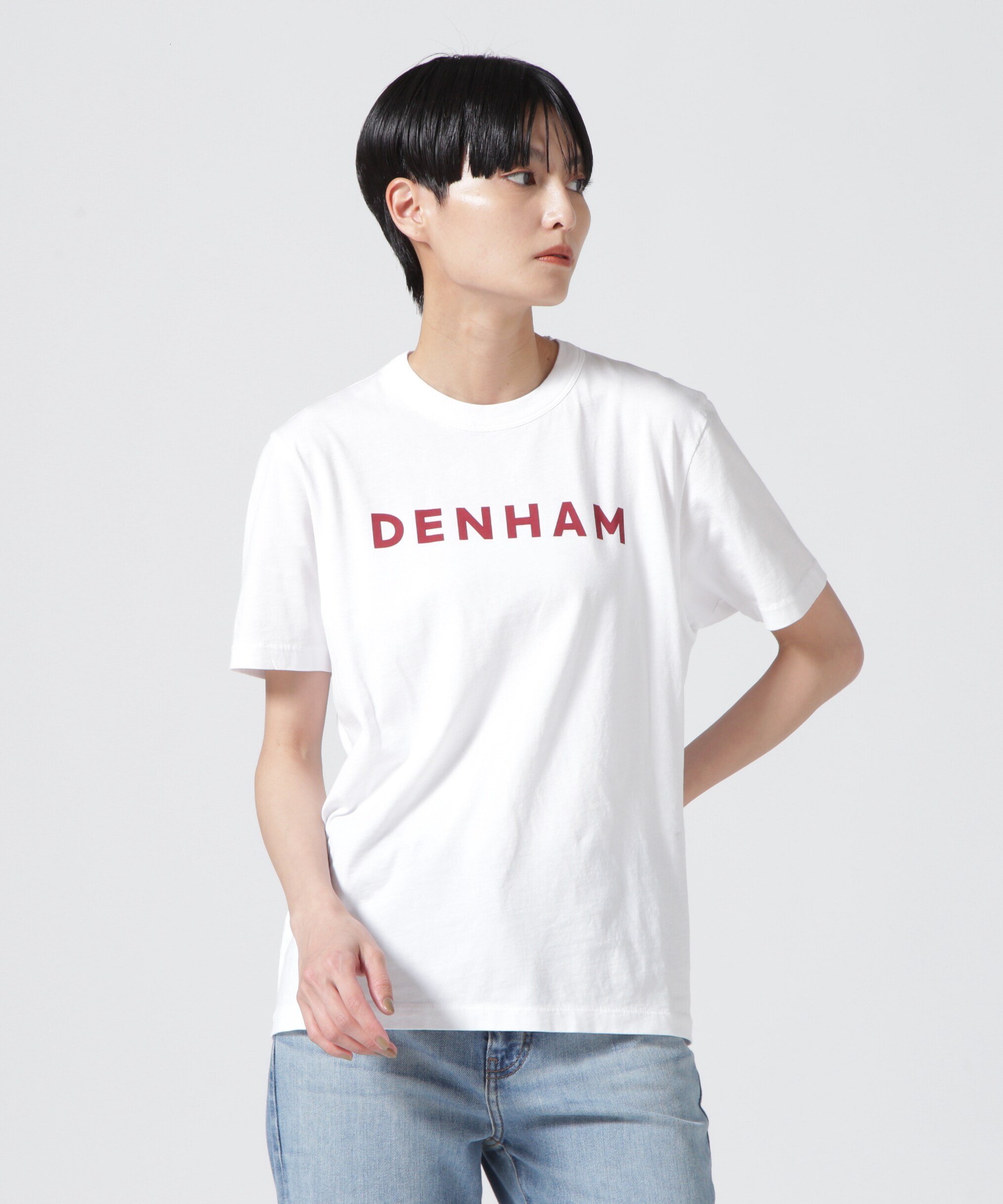 ROYAL FLASH DENHAM/デンハム/JESSICA DENHAM TEE MOJ ロイヤルフラッシュ トップス カットソー・Tシャツ ホワイト【送料無料】