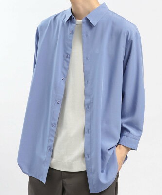 【SALE/25%OFF】GLOBAL WORK Smile Seed Store (M)レギュラーカラーSH/7S グローバルワーク スマイルシードストア トップス シャツ・ブラウス ブルー ブラウン ベージュ ネイビー