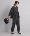 【SALE/20%OFF】UNITED ARROWS green label relaxing 【WEB限定】<at ease>ペプラムブラウス パンツ セット...