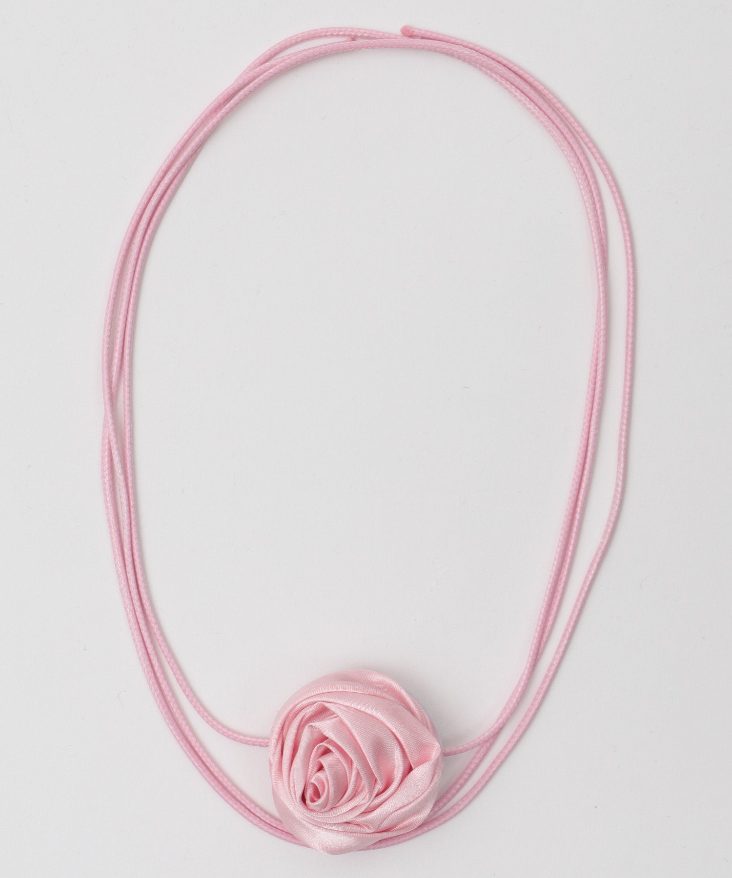 WEGO LADY'S Lローズナローチョーカー ウィゴー アクセサリー・腕時計 ネックレス ピンク ブラック ワインレッド