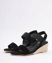 【SALE/20%OFF】HIPS ウェッジヒールジュートサンダル セヴントゥエルヴサーティ シューズ・靴 サンダル ブラウン ブラック【送料無料】
