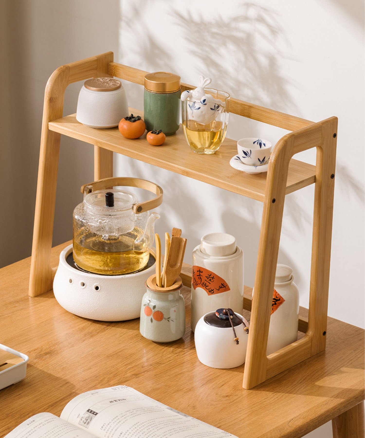 【SALE／20%OFF】aimoha home aimoha home/卓上オープンラック アイモハ インテリ...