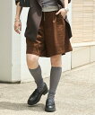 JOURNAL STANDARD 《予約》フェイクスエードハーフパンツ ジャーナル スタンダード パンツ その他のパンツ ブラウン【送料無料】