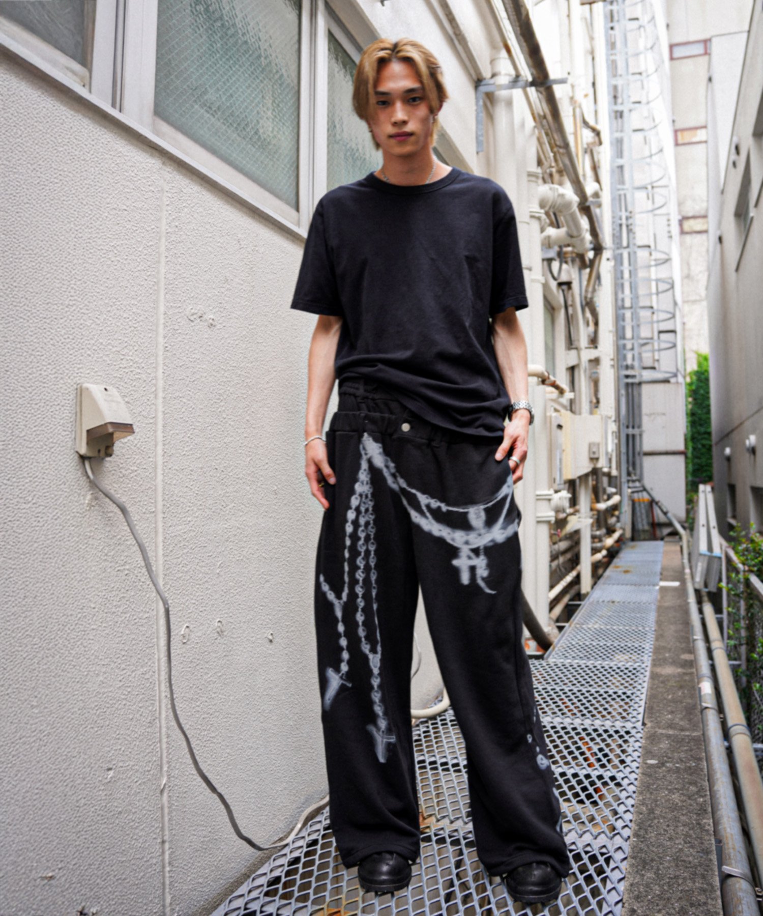LHP VI E DIT/ヴィエディット/SWEAT PANTS エルエイチピー パンツ その他のパンツ グレー ブラック