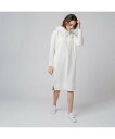 LACOSTE ダンボールジャージィワンピース ラコステ ワンピース・ドレス シャツワンピース ホワイト ベージュ