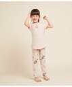 【SALE/10%OFF】PETIT BATEAU 半袖長ズボンパジャマ プチバトー インナー・ルームウェア パジャマ ピンク【送料無料】