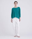 【SALE/60%OFF】HOUSE OF LOTUS リネンミックスドルマンスリーブニット ハウス オブ ロータス トップス ニット ホワイト ブラウン グリーン【送料無料】