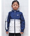 NIKE キッズ(105-120cm) アウター NIKE(ナイキ) NKN DOBBY WINDBREAKER ルーキーユーエスエー ジャケット アウター その他のジャケット アウター ネイビー【送料無料】