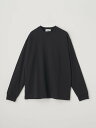 JOHN SMEDLEY コットンクルーネックミニ裏毛長袖カットソー|UTS954 ジョンスメドレー トップス カットソー・Tシャツ ブラック【送料無料】