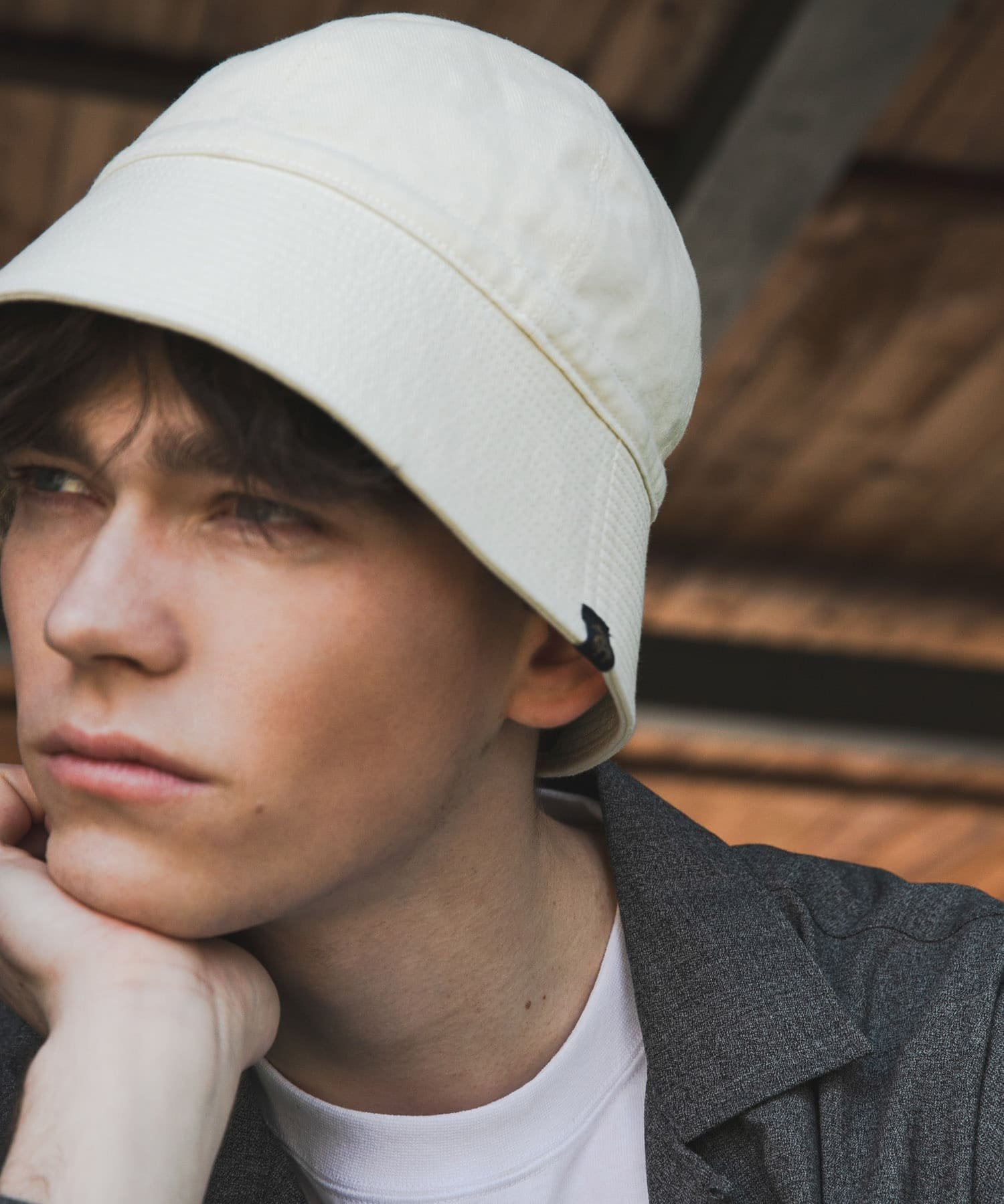 【SALE／35%OFF】URBAN RESEARCH 『別注』BROOKS BROTHERS×UR CT TWILL SAILOR HAT アーバンリサーチ 帽子 ハット ブラック ホワイト【送料無料】