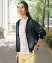 J.PRESS LADIES L 【WEB限定カラーあり・洗える】SHEER LIGHT KNIT ラメ パーカー ジェイプレス トップス パーカー・フーディー...
