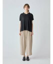 【SALE/10%OFF】MidiUmi MidiUmi イージーワイドパンツ マーコート パンツ その他のパンツ ブルー ホワイト ブラック ベージュ【送料無...
