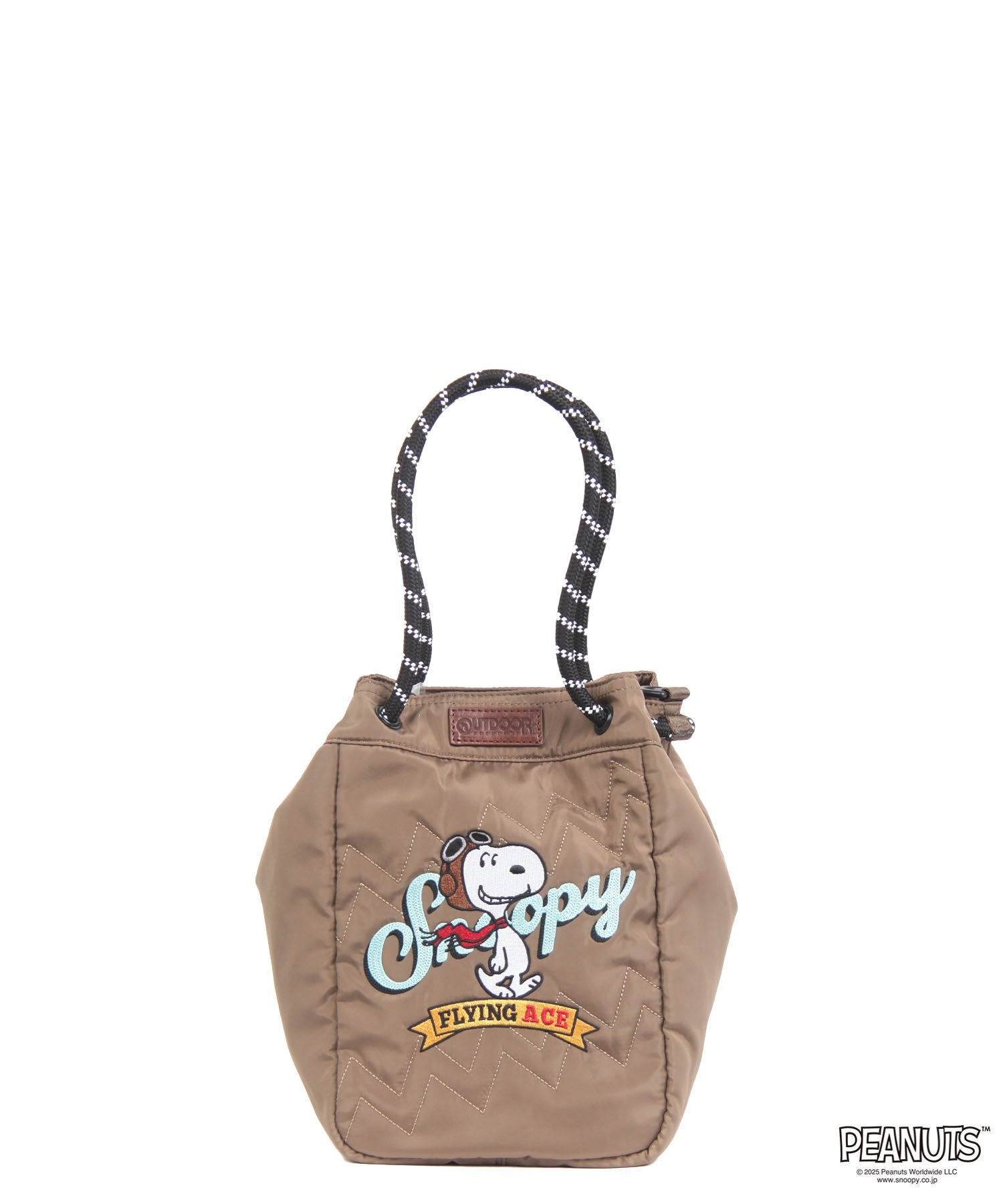 OUTDOOR PRODUCTS 【OUTDOOR PRODUCTS】PEANUTSコレクション スヌーピー 2Wayトートバッグ ロワード バッグ トートバッグ ブルー ブラック ネイビー