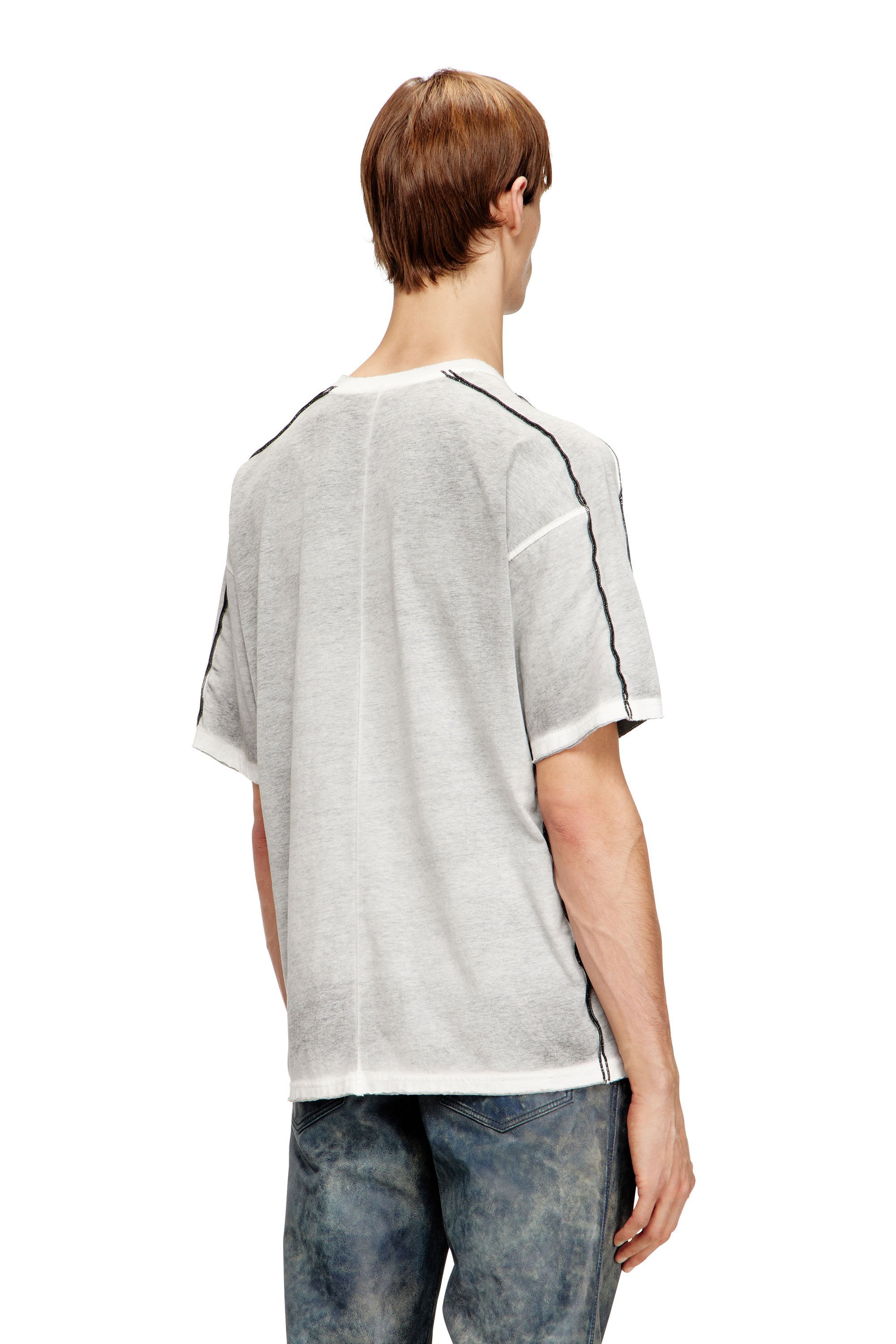 メンズ Tシャツ T-RIVEN ディーゼル トップス カットソー・Tシャツ ブラック
