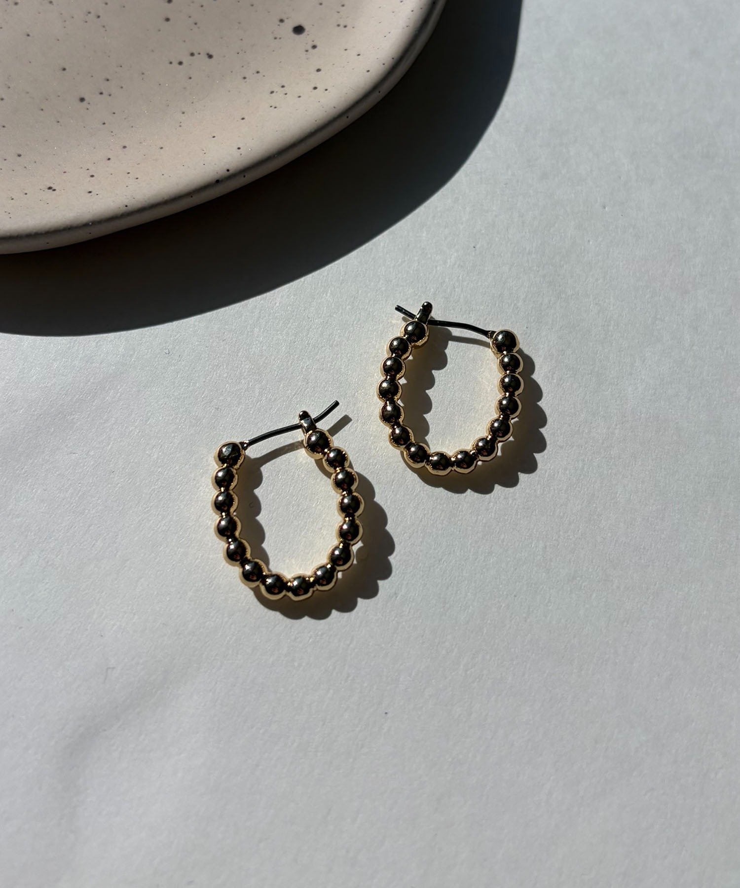CAPRICIEUX LE'MAGE ＜GOLDY/ゴールディ＞ツブフープピアス カプリシュ　レマージュ アクセサリー・腕時計 ピアス シルバー ゴールド