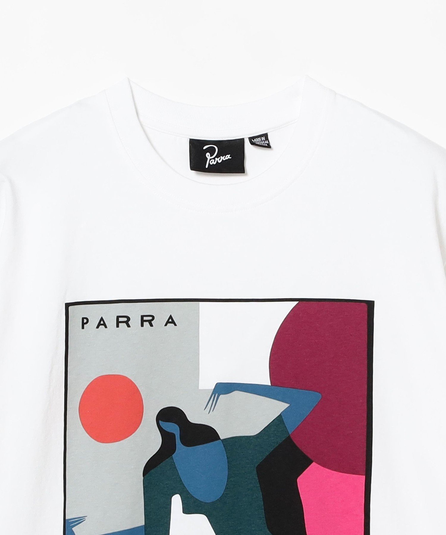 BEAMS T by Parra / Ball to the face t-shirt ビームスT トップス カットソー・Tシャツ ホワイト【送料無料】