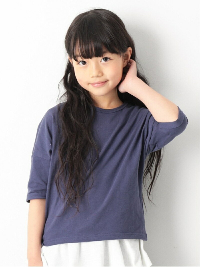 devirock ゆるっとTシャツ 男の子 女の子 ベビー トップス 半袖 半そで デビロックストア 子供服 キッズ デビロック カットソー Tシャツ カーキ ブルー パープル グレー ブラック ホワイト グリーン