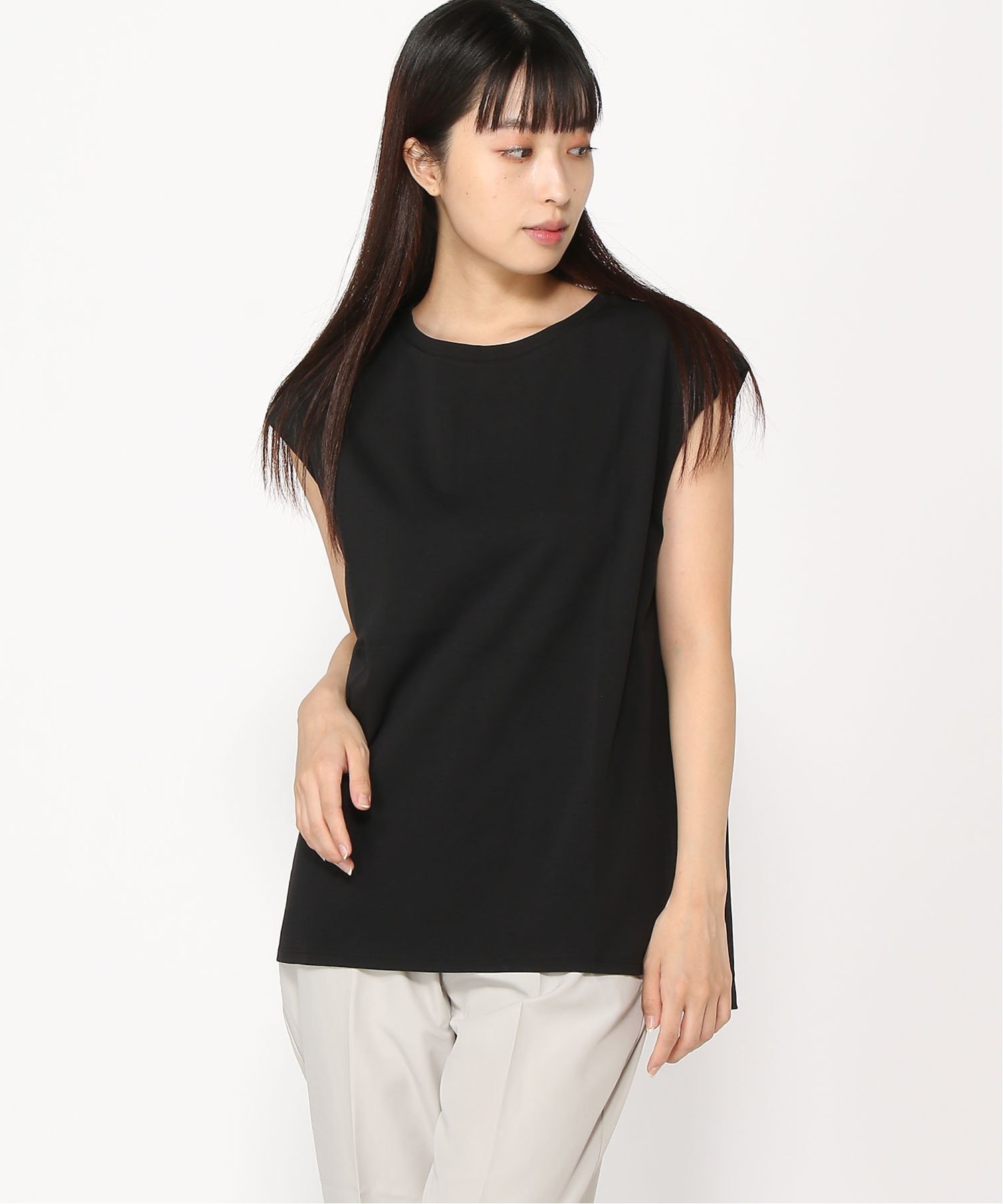 楽天Rakuten Fashion【SALE／22％OFF】GLOBAL WORK Smile Seed Store （W）コットンクリーンTシャツ/FS グローバルワーク スマイルシードストア トップス カットソー・Tシャツ ブラック カーキ グレー ホワイト