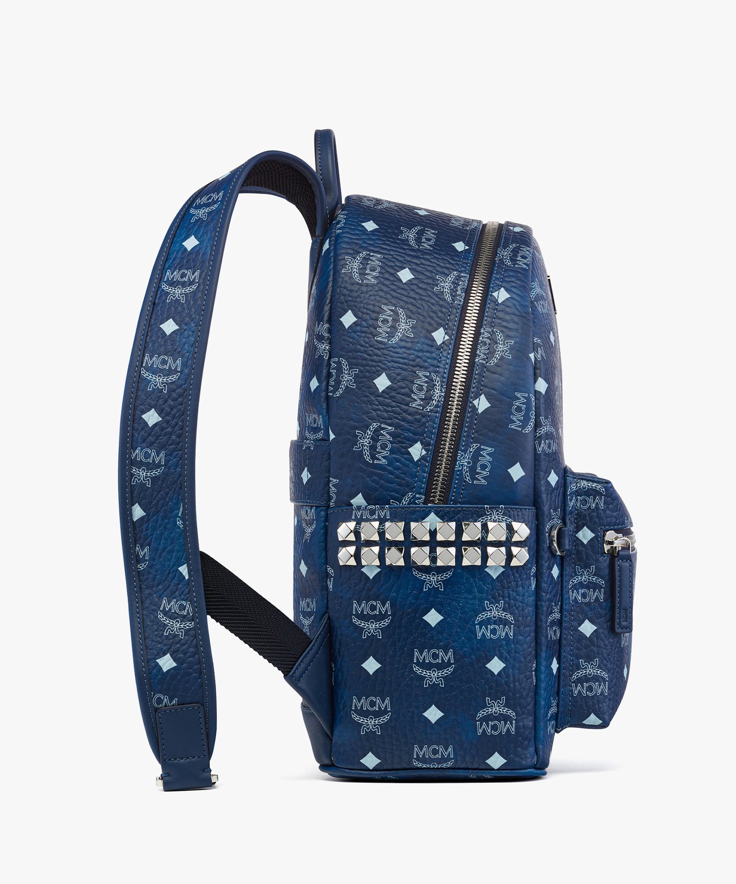 MCM 【公式】STARK サイドスタッズ バックパック - ミニ エムシーエム バッグ リュック・バックパック ブルー【送料無料】