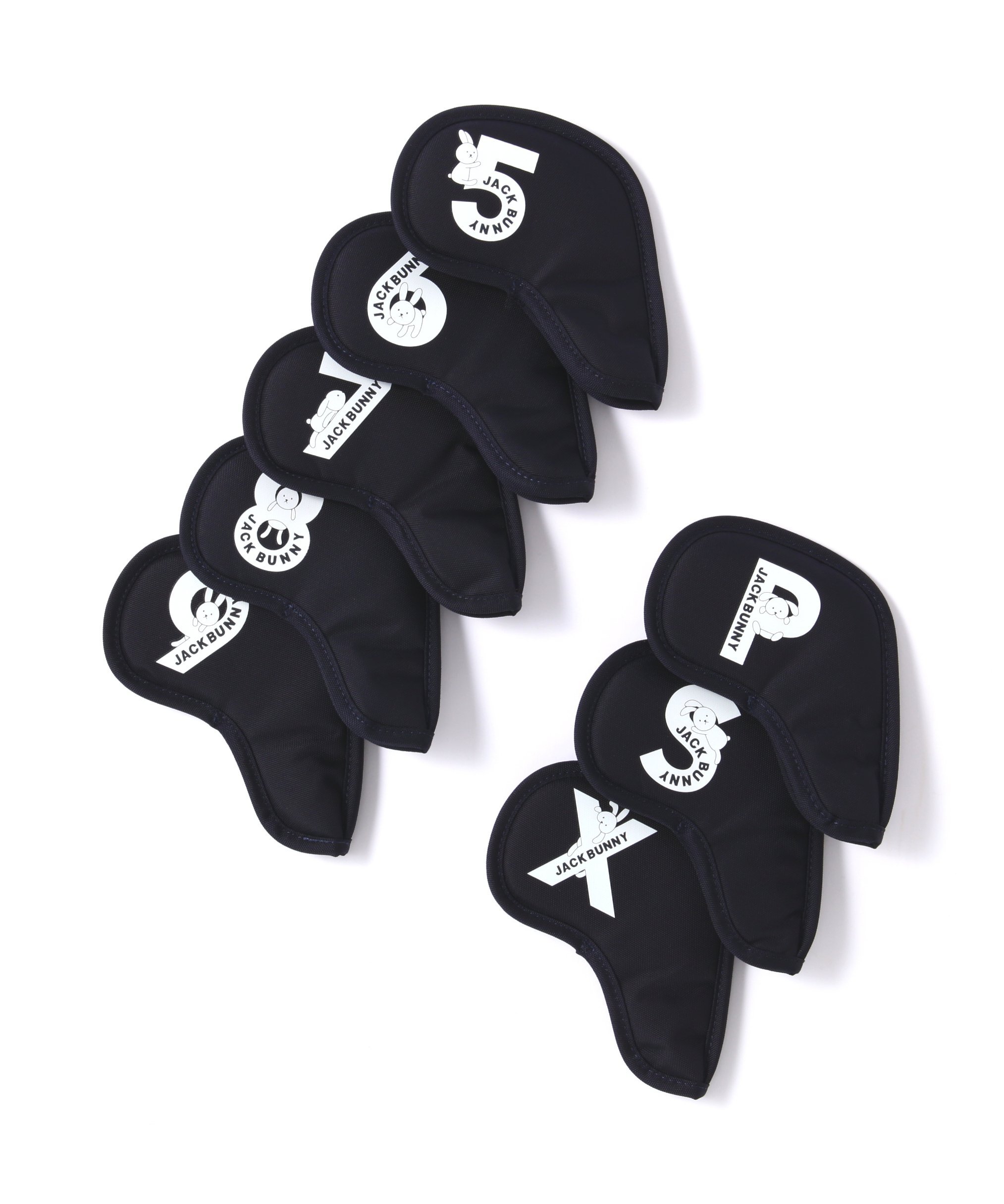 Jack Bunny!! アイアン用ヘッドカバー (8個セット) (UNISEX) ジャックバニー スポーツ・アウトドア用品..