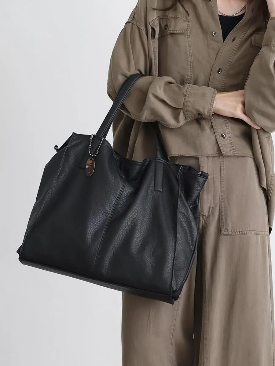 CLOVE 2wayスタイルトートバッグ ラシュッド バッグ トートバッグ グレー ブラック【送料無料】