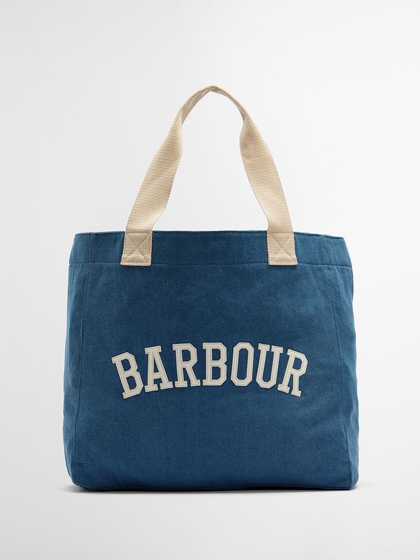 Barbour Barbour/emily denim tote bag ITK セットアップセブン バッグ トートバッグ【送料無料】