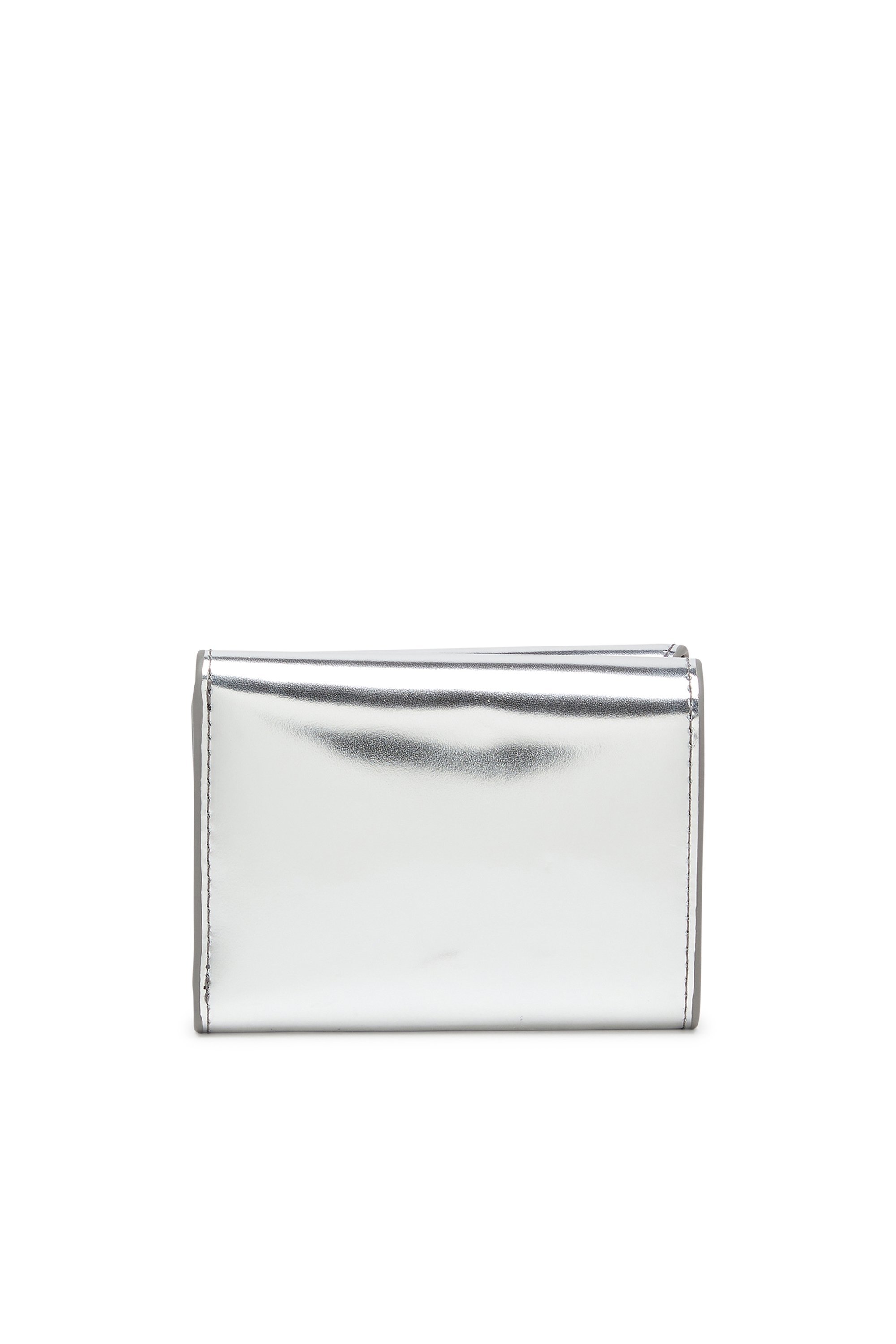 ウィメンズ 三つ折りウォレット 1DR TRI FOLD COIN XS ディーゼル 財布・ポーチ・ケース 財布 シルバー