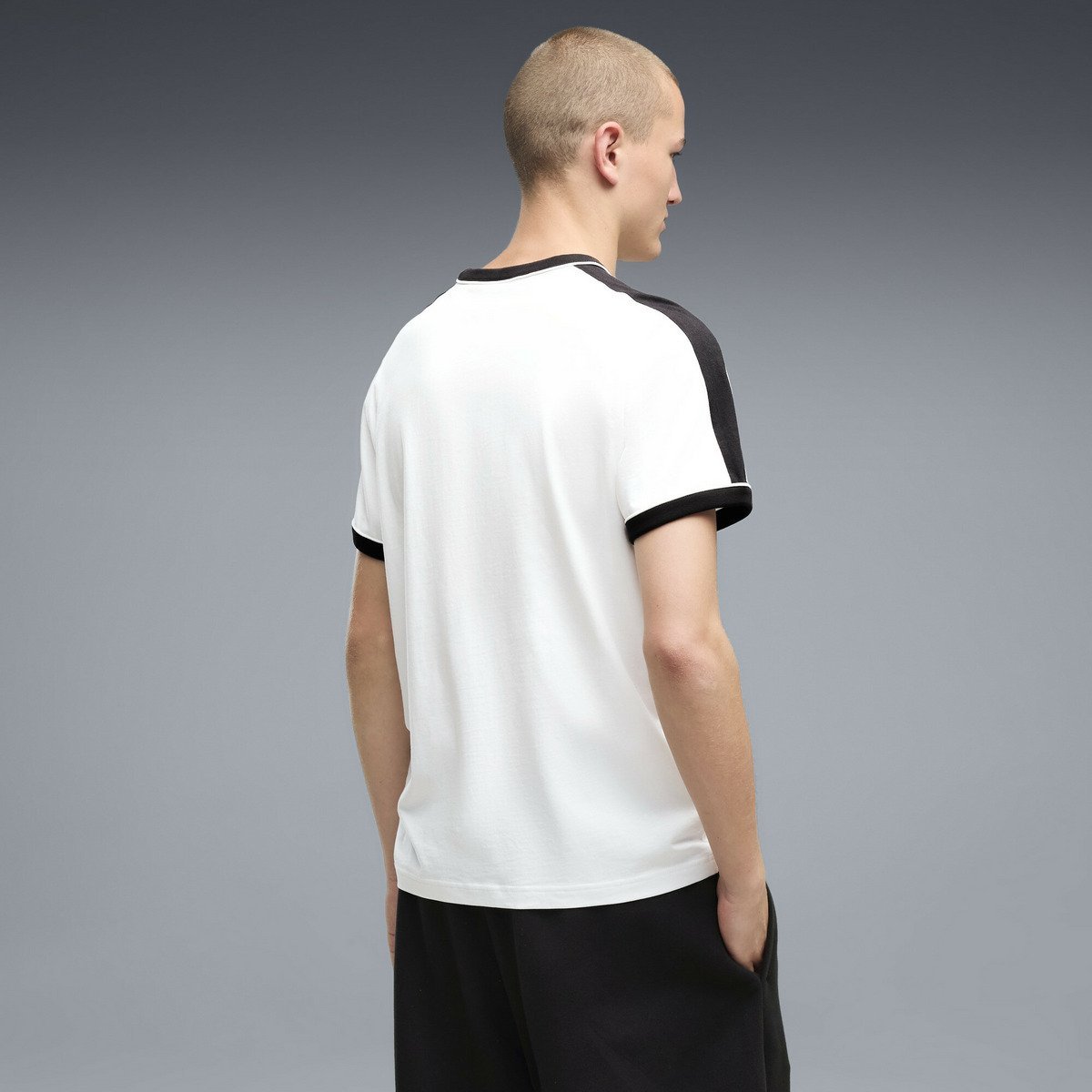 メンズ T7 ラブ オブ ザ キャット リンガー 半袖 Tシャツ T7 Ringer Tee プーマ トップス カットソー・Tシャツ ホワイト