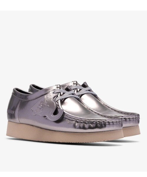 BEAVER CLARKS/クラークス Wallabee. 2604 レディースワラビー2604 (シルバーパテント) ビーバー シューズ・靴 その他のシューズ・靴 シルバー【送料無料】