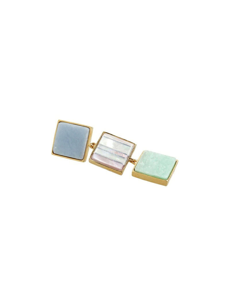 lizzie fortunato jewels 【タトラス公式店】LIZZIE FORTUNATO (リジー フォルトゥナート) Exclusive スクエアピアス SS19-E0345 タトラスコンセプトストア アクセサリー・腕時計 ピアス レッド【送料無料】