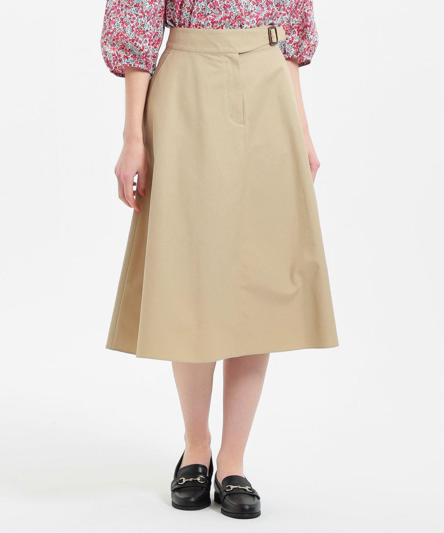 MACKINTOSH PHILOSOPHY WOMEN コットンナイロングルカスカート マッキントッシュ フィロソフィー スカート その他のスカート ベージュ ネイビー【送料無料】のサムネイル