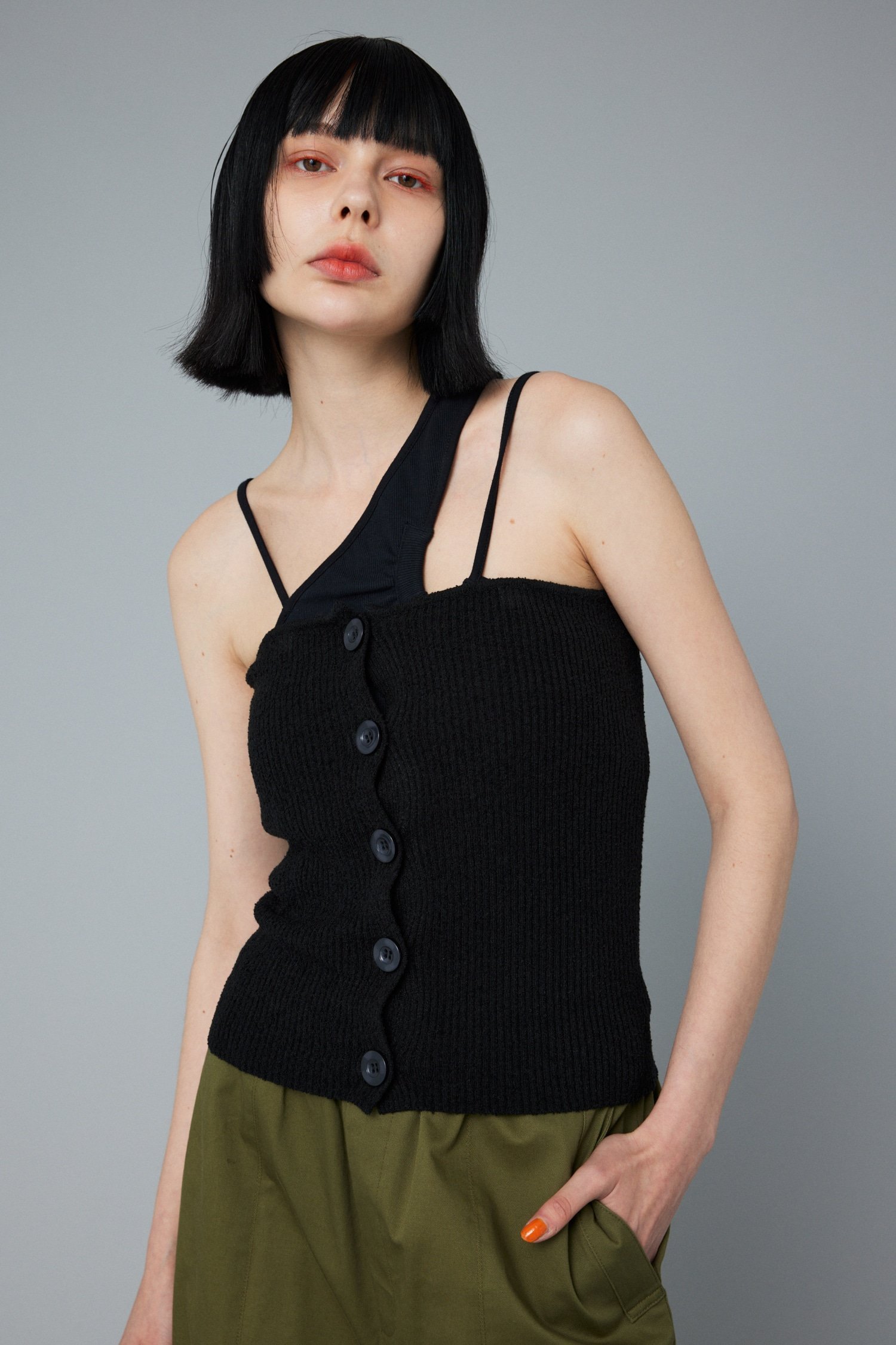 【SALE/30%OFF】HeRIN.CYE Many way bustier ヘリンドットサイ トップス ベアトップ オレンジ ブラック グレー【送料無料】