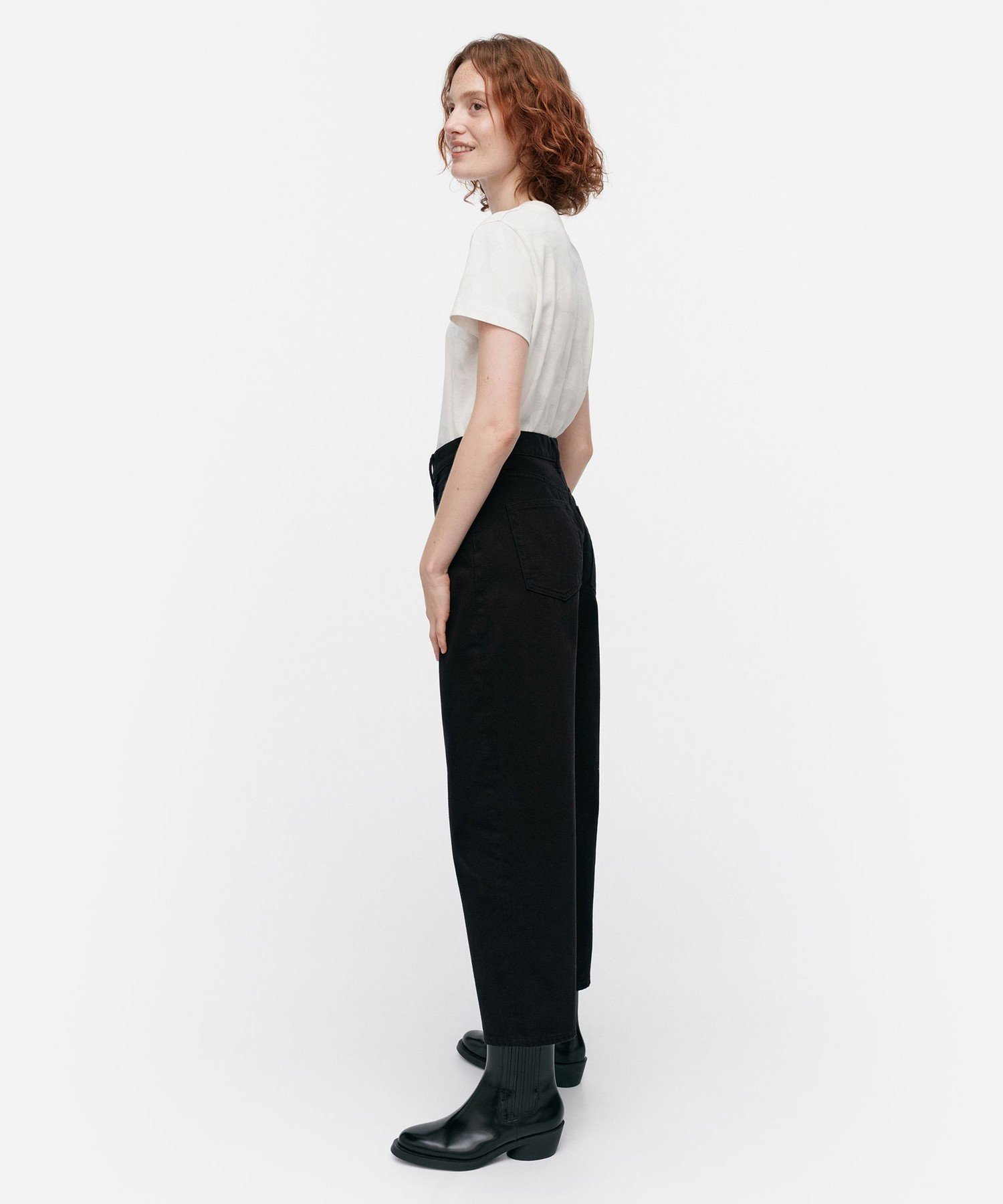 Maridenim Barrel ジーンズ マリメッコ パンツ その他のパンツ ブラック