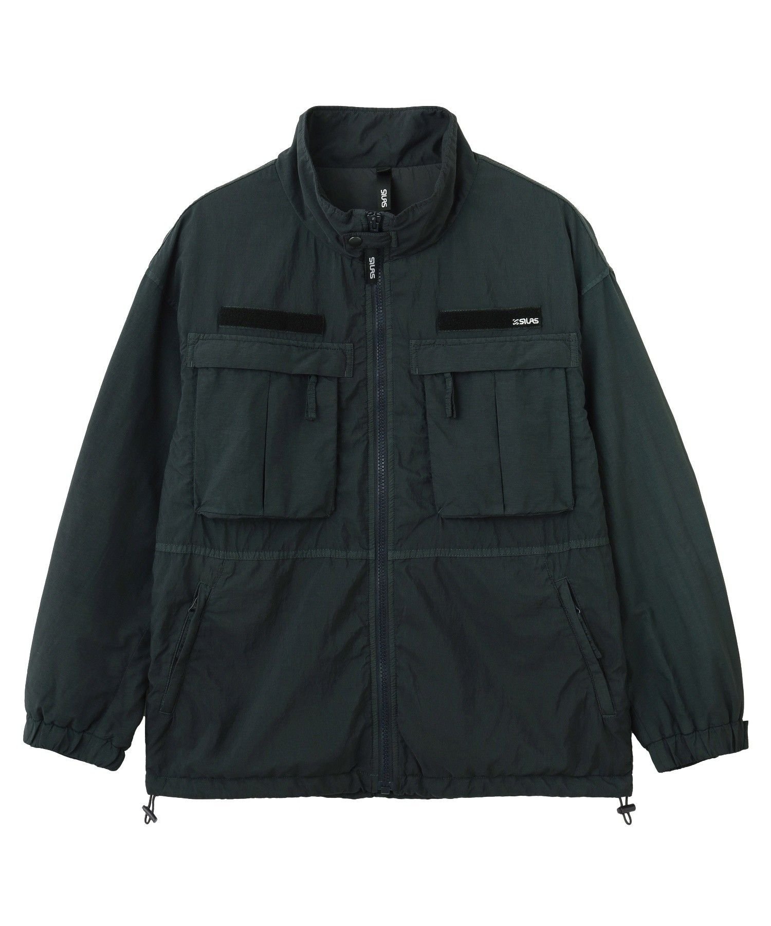 【SALE／40%OFF】SILAS GARMENT DYED PUFFER MILITARY JACKET サイラス ジャケット・アウター その他のジャケット・アウター ネイビー グリーン ブラック【送料無料】