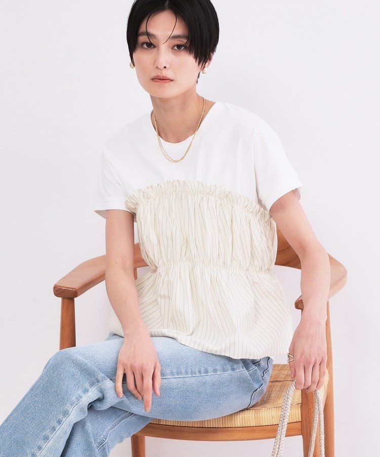 楽天市場】ドット（柄ストライプ）（Tシャツ・カットソー｜トップス