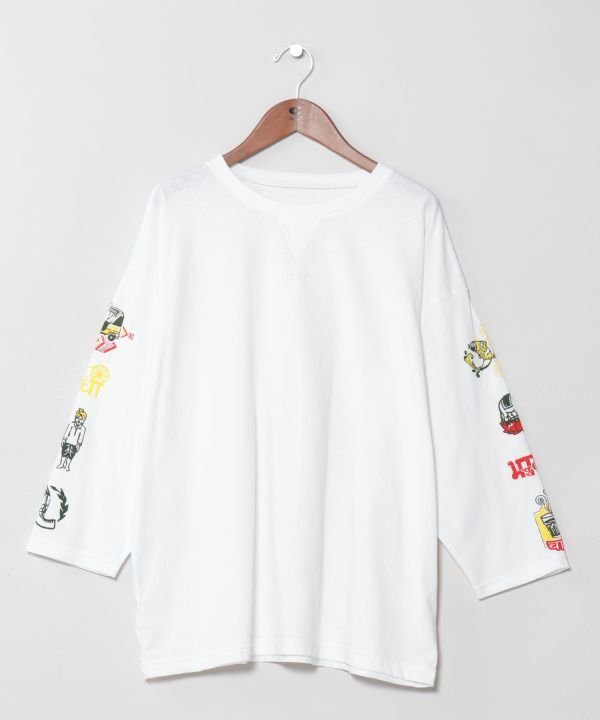 チャイハネ 【チャイハネ】ヒンディカナTシャツ アミナコレクション トップス カットソー・Tシャツ ホワイト イエロー ブラック